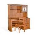 thumbnail image 2 of Sunny Designs Sedona 56" Traditional Wood Desk and Hutch in Rustic Oak, 2 of 8