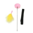 thumbnail image 3 of Collier Taquine-Chat, Collier Plume de Chat Auto-Excité pour Chat Rose, 3 of 8