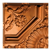 Great Lakes Tin 12in x 12in Rochester Copper Ceiling Tile Sample