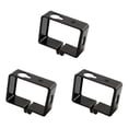 thumbnail image 1 of 3X Protective Housing Side Border Frame Case for Action Sport Camera Accessories Black, 1 of 5