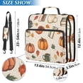 thumbnail image 2 of FORMRS Zipper Binder with Shoulder Strap 2-inch Ring 500 Sheet Capacity File Bag, Beige Fall Coffee, 2 of 5