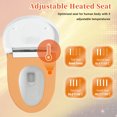 thumbnail image 3 of Alvantor Smart toilet with Built-in Heated Seat, Elongated Toilet with Auto Flush, Foot sensor Flush, Night Light White, 3 of 10