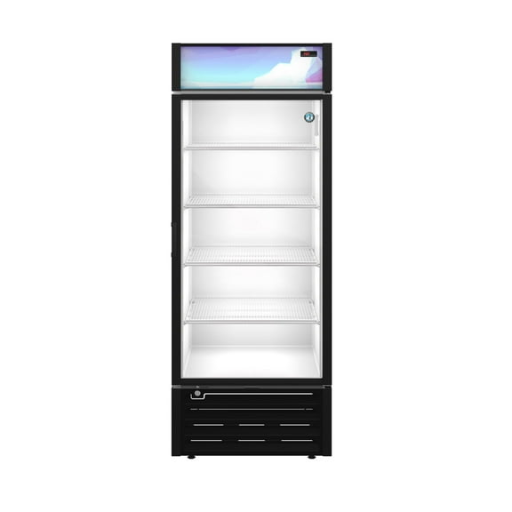 Hoshizaki RM-26-HC-BLK Refrigerator, Single Section Glass Door Merchandiser