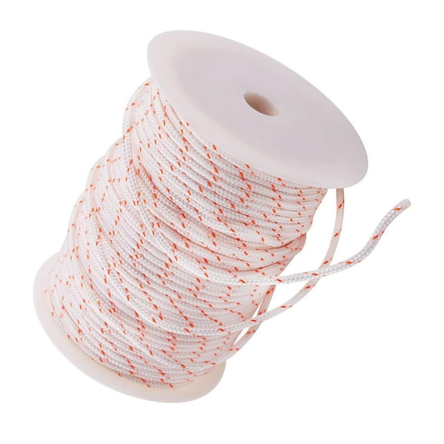 Cuerda de arranque de 100 m, cuerda de nailon suave y resistente para cortadora de troncos y bordeadora. 50 mm