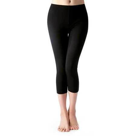 Seamless Capri Leggings - Women Seamless Basic Stretch Capri Sports Yoga Leggings