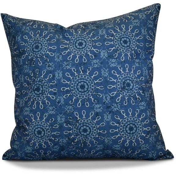 Simply Daisy Sun Tile Geometric Print Outdoor Pillow