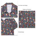 thumbnail image 5 of Camisa hawaiana de manga corta con cuello vuelto y tela de secado rápido para hombre, con estampado de piña, ideal para la playa, 5 of 5
