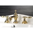 thumbnail image 2 of Kingston Brass KC7062TAL 8 in. Widespread Bathroom Faucet, Polished Brass, 2 of 3
