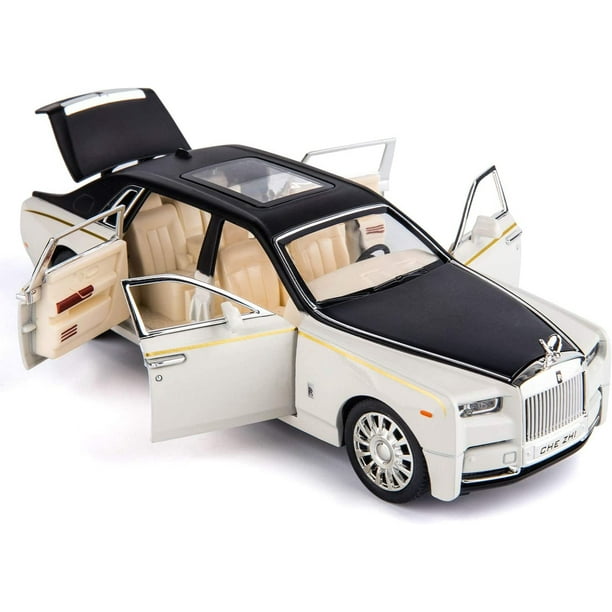 Maqueta de coche Rolls-Royce Phantom a escala 1/24 con sonido y luz