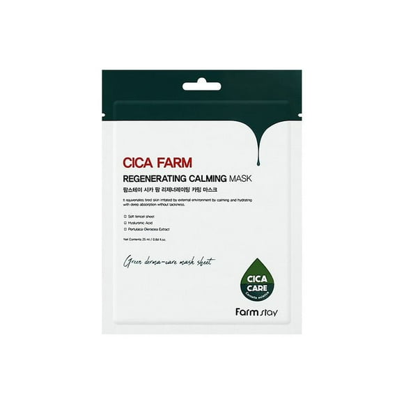 Farmstay Cica Farm Regenerating Calming Mask (10 sheets)