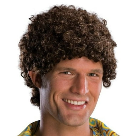 Rubie's Costume Tight Fro Wig, Brown, One Size