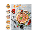 thumbnail image 3 of Juego De 2 Palas Enrollables Para Pizza, Cortador Y Espátula Xtellar plateado, 3 of 4