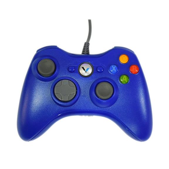 Control Alámbrico Virtual Zone Compatible con XBOX 360 Azul Gamepad XBOX 360