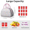 thumbnail image 4 of Insulated Lunch Bag Women, Reusable Holiday Starfish Sea Stars Tote Lunch Box, Leakproof Cooler Lunch Bags for Work Office Travel Picnic, 4 of 4