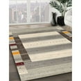 thumbnail image 2 of Ahgly Company Indoor Rectangle Contemporary Army Brown Abstract Area Rugs, 2' x 4', 2 of 6