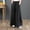 Black, variant on IDALL Linen Pants Women Wide Leg Pants Woman Women Summer High Waisted Cotton Palazzo Pants Wide Leg Long Pant Trousers With Pocket Beach Pants Plus Size Pants Beige L