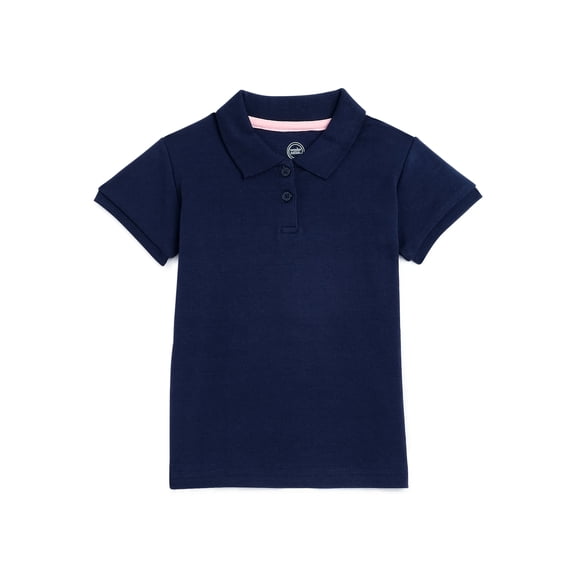 Wonder Nation Toddler Girls Polo Shirt, Sizes 2T-5T