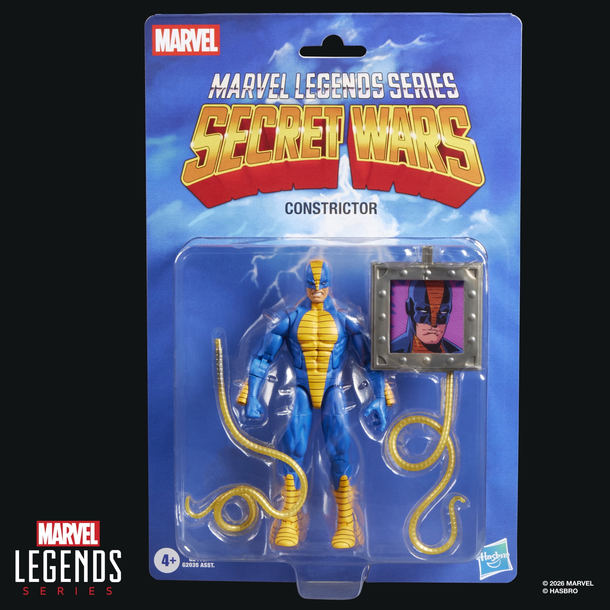 Marvel Legends Series Secret Wars Constrictor, Retro Marvel Comics Collectible Action Figure (6”)