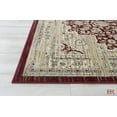 thumbnail image 4 of Handcraft Rugs-Burgundy Red/Beige Persian Isfahan Floral Pattern Distressed  Modern Vintage Area Rug, 4 of 10