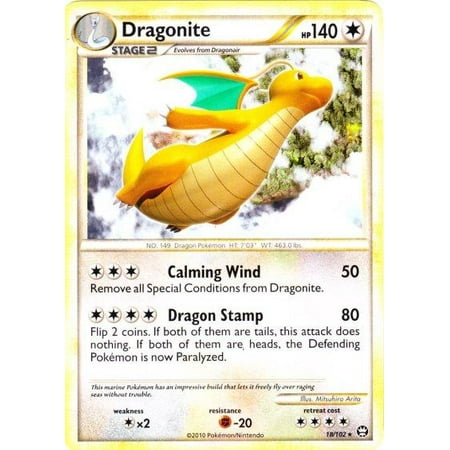 Dragonite Pokemon Card - Pokemon Triumphant Dragonite #18