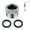 Chrome1, variant on YDmeet Swivel Faucet Adapter Kit, Brass 3/4-Inch Garden Hose Adapter with Aerator, Kitchen Sink Faucet Adapter for Female & Male to Male, Chrome Finish