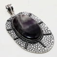 thumbnail image 2 of African Amethyst Gemstone Pendant Handmade Anniversary Gift Jewelry 3.10" FP 231, 2 of 2