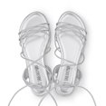 thumbnail image 3 of Sandalia DREAM PAIRS SDFS2408W con Cordones Plata Talle 11, 3 of 8