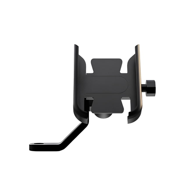 Kenally Soporte para teléfono a prueba de golpes para bicicleta de montaña, soporte para teléfono inteligente de aleación de aluminio para Accesorios para motos Tipo de espejo negro