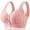 Pink, variant on Daisy Bras for Older Women Floral Plus Size Bra Wireless Front Closure Bras for Senior Daisy Comfort Tshirt Bra