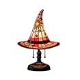 thumbnail image 4 of Clearance Halloween Table Lamp Decorations, Witch Hat Lamp Gifts - Handcrafted Retro Resin Witch Lamp, USB Powered Gothic Wizard Hats Night Light, Home Decor Accent Lamps for Bedroom, 4 of 8