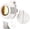 White, variant on Mini Clip-On Fan, Portable Silent Clip On Bladeless Fan, USB Rechargeable 360° Rotatable Fan, 3-Speed Wearable Fan, 3 Speeds, 6H Runtime
