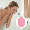 thumbnail image 5 of Unique Bargains 1 Pc Reusable Facial Sponges Oval for Removing Dirt 4.53"x3.66"x0.39" Pink, 5 of 6