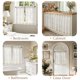 thumbnail image 5 of Cortinas Jinchan, mezcla de lino, 36 cm, ventana pequeña, 2 paneles, 5 of 9