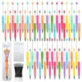 thumbnail image 1 of Juego de bolígrafos para bricolaje Dasttuis, 150 unidades, con recambios y bolsas, 1 of 6