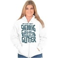 thumbnail image 3 of Shedding Sharing Glitter Dog Fur Puppy Zip Up Hoodie Men's Women's Brisco Brands L, 3 of 6