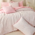 thumbnail image 3 of Koniroom 6 Pieces Pink Twin Size Comforter Set for Girls, Cute Bowknot Bed in a Bag Bedding Sets with Sheets, Pillowcases & Shams, Kids Bow Bedroom Decor, 3 of 13