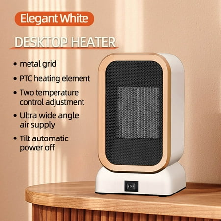 

Dolsrinksys Small Square Heater High Power Small Ceramic Heating Vertical Home Office Desktop Heating (1000W)