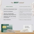 thumbnail image 7 of THREAD SPREAD 100% Organic Cotton Full Size Sheets - Percale Weave Cotton Sheets (4 PC, Forest Bird), Soft Cooling Luxury Hotel Printed Sheet Set, 7 of 7