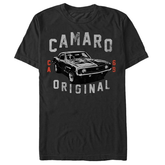 Men's General Motors 1969 Camaro Original Graphic Tee Black 2X Large