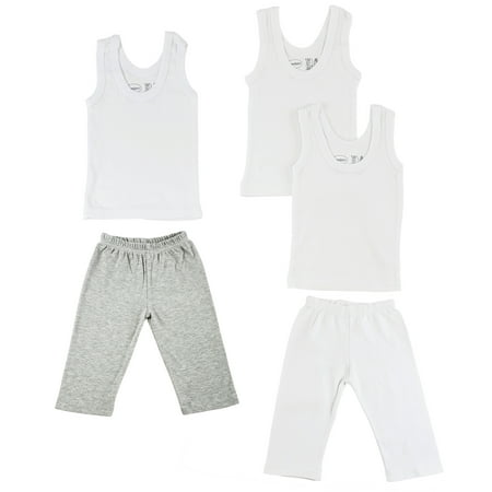 

Bambini Mix N Match Tank Tops & Track Sweatpants 5pc (Baby Boys or Baby Girls Unisex)