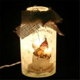 thumbnail image 1 of DecorFreak Lighted Glass Jar - With Snowman, 1 of 1