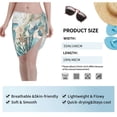 thumbnail image 7 of Bingfone Watercolor Sea Turtle Women's Sarong Swimsuit Cover Ups Bathing Suit Coverups Chiffon Beach Wrap Skirts, 7 of 7