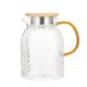 thumbnail image 1 of 1Pc Glass Pitcher Home Heat-resistant Transparent Water Carafe with Lid, 1 of 2