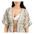 thumbnail image 2 of Miken Junior's Printed Kimono Cover Up Swimsuit Pink Size Large, 2 of 3
