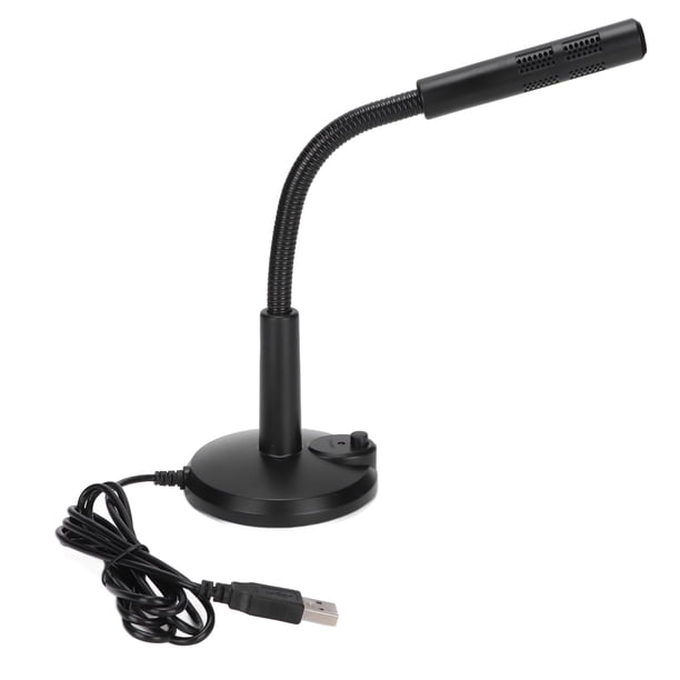 Micrófono De Computadora USB, Micrófono De Escritorio Omnidireccional De Bajo Ruido Fácil De Usar Plug And Play Para Computadora