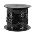 thumbnail image 2 of DIY 100 Yards 6mm Fil à Coudre Brillant Rond à Sequins Accessoire (Noir), 2 of 8
