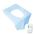 thumbnail image 2 of ¡Ahorra Grande!, Alfombrilla de baño desechable extendida para mujeres, portátil, para viajes, para mujeres embarazadas, adecuada para cubrir el asiento del inodoro, alfombrilla de baño desechable, 2 of 8
