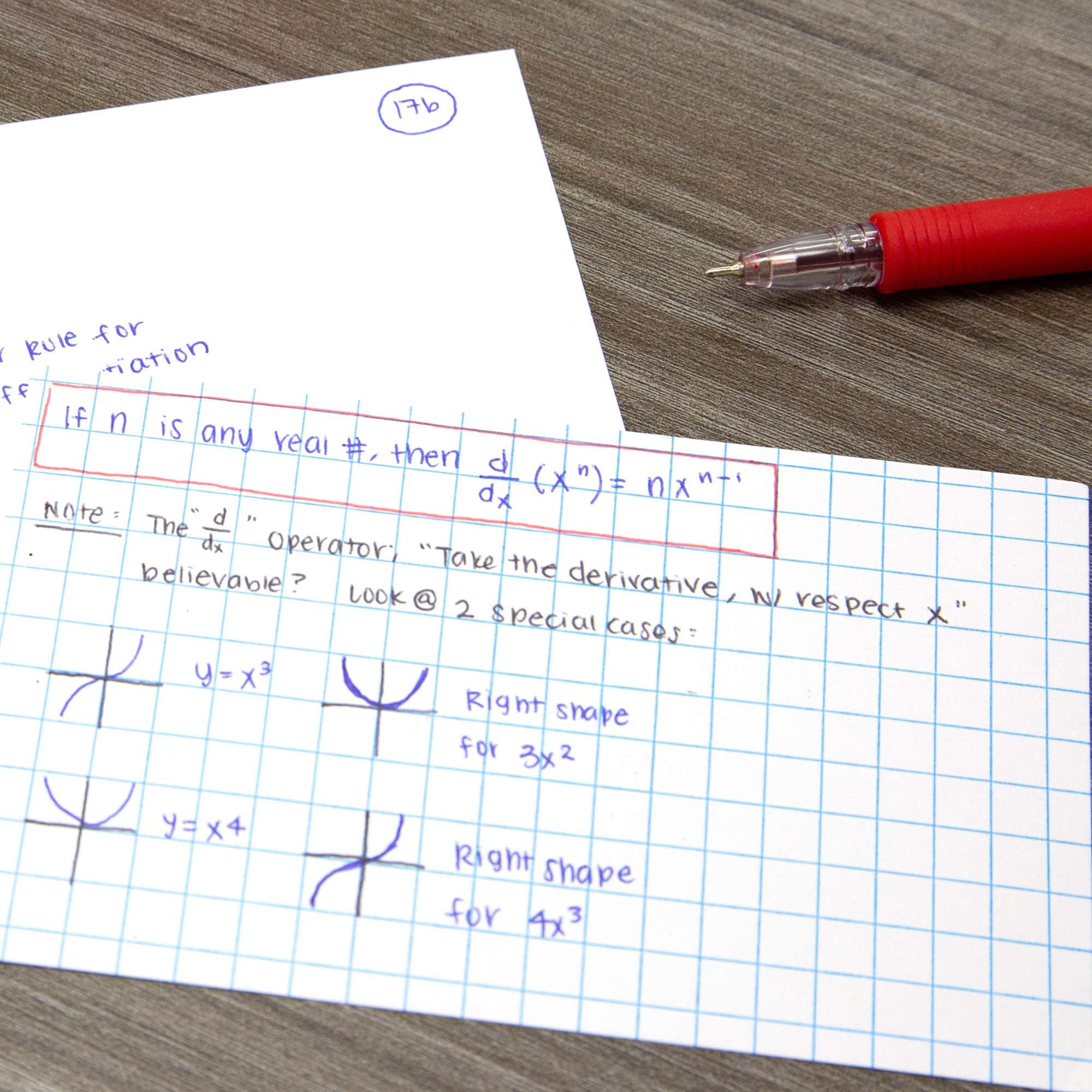 BAZIC Quad Ruled Index Cards 3"X5" 3600 Count, 4-1" Graph Ruled Lined Flashcards