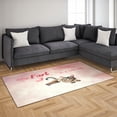 thumbnail image 3 of Every Fart is Love Note Abyssinian Guilty Face Happy Valentine's Indoor Rug Cat Lover Kitten Owner Gifts Carpet Living Bed Room Sofa Home Decor - 01016, 3 of 5