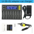 thumbnail image 1 of LiitoKala Lii-S8 8 Slots Battery Charger LCD Display 1865 9V Battery Charger, 1 of 5